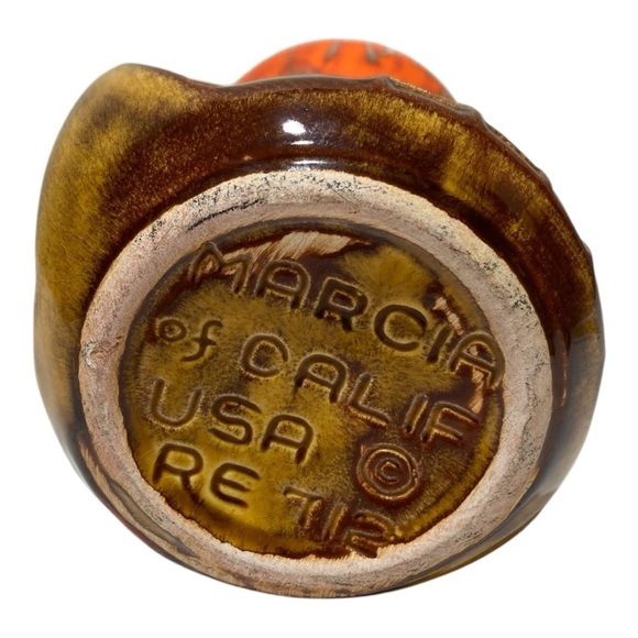 Vintage Marcia of Calif. #713 Sugar Bowl or Art Pottery Vase - Picture 4 of 4